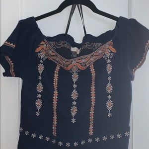 Tory Burch off the shoulder dress